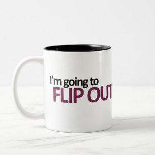 Bicolor Taza 'Me Voy a Volver Loco'