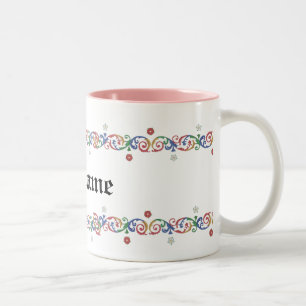 Bicolor Taza medieval de E
