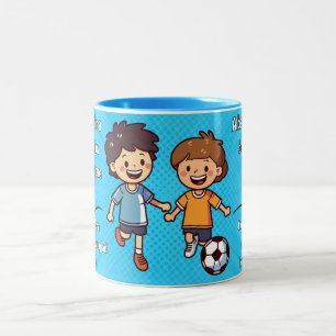 Bicolor Taza Mejor Hermano del Mundo con Mensaje de Amor S