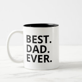 Bicolor Taza Mejor Papá del Mundo, Regalo del Día del Padr