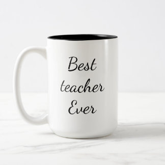 Bicolor Taza Mejor Profesor de Todos los Tiempos