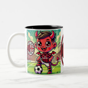 Bicolor Taza Milan fútbol