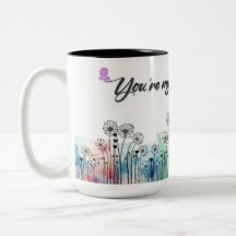 Taza moderna del Día de la Madre para mamá