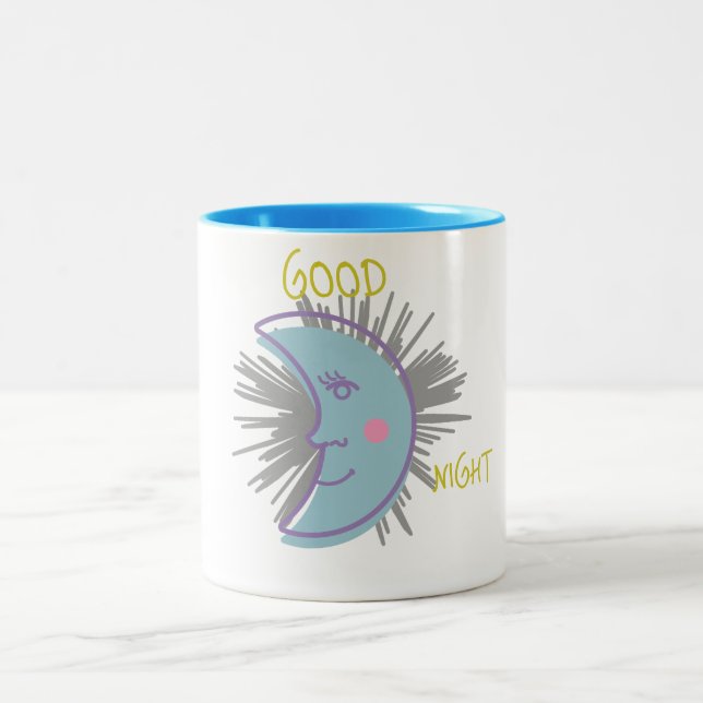 Bicolor Taza Moon Good Night (Centro)