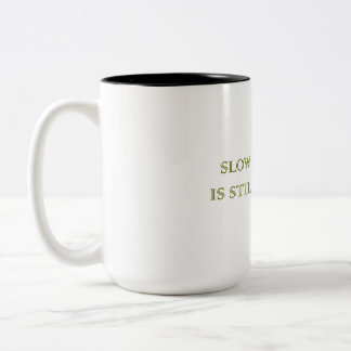 Bicolor Taza Motivacional de Progreso Lento