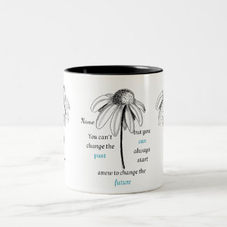 Bicolor Taza Motivacional No Puedes Cambiar el Pasado
