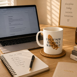 Bicolor Taza Motivacional para Tomadores de Acción - "Lo H