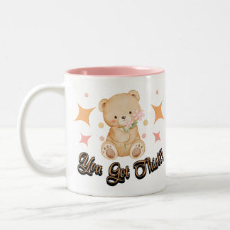 Bicolor Taza motivacional 'Tú Puedes'
