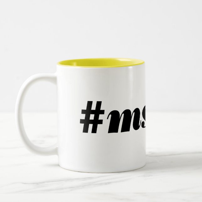 Bicolor taza #msaed (Izquierda)