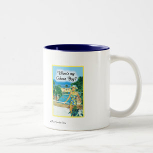 Bicolor Taza - "muchacho de la cabaña "
