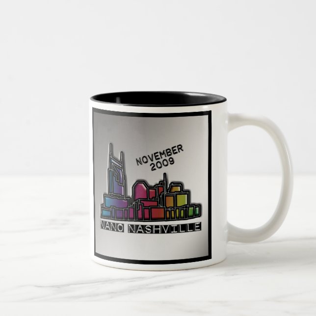 Bicolor Taza nana de 2009 jumbo (Derecha)