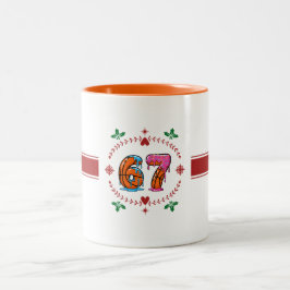 Bicolor Taza Navideña 67 Baloncesto Helado Goteo
