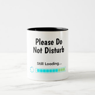 Bicolor Taza 'No Molestar' para Compañeros de Trabajo