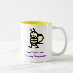 Bicolor Taza ocupada de la vela