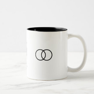 Bicolor Taza oficial del boda