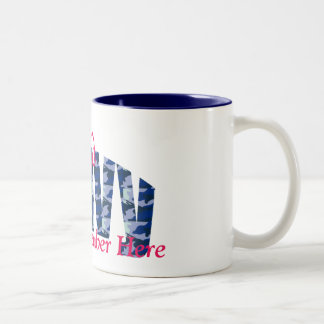 Bicolor Taza orgullosa de encargo de la marina de guerra