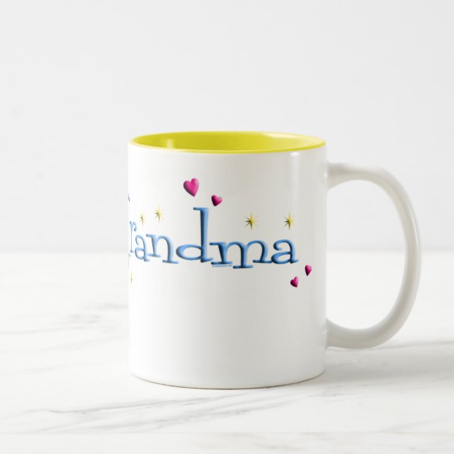 Bicolor Taza orgullosa de la abuela (Derecha)