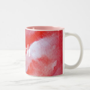Bicolor Taza Original Rosa Roja Faith Preciosa