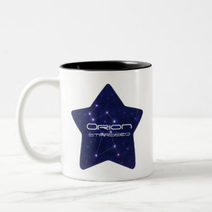 Bicolor Taza Orion Starseed Taza de café cósmica persona