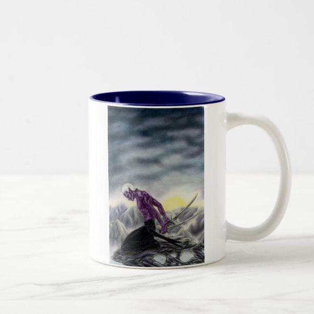 Bicolor Taza oscura del duende (Derecha)