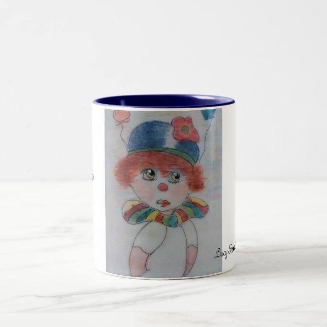 Bicolor Taza Pallacito linda (Centro)