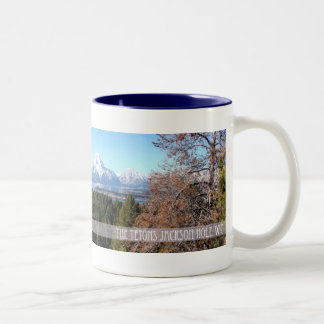Bicolor Taza panorámica de Tetons