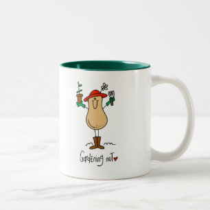 Bicolor Taza para amantes de la jardinería