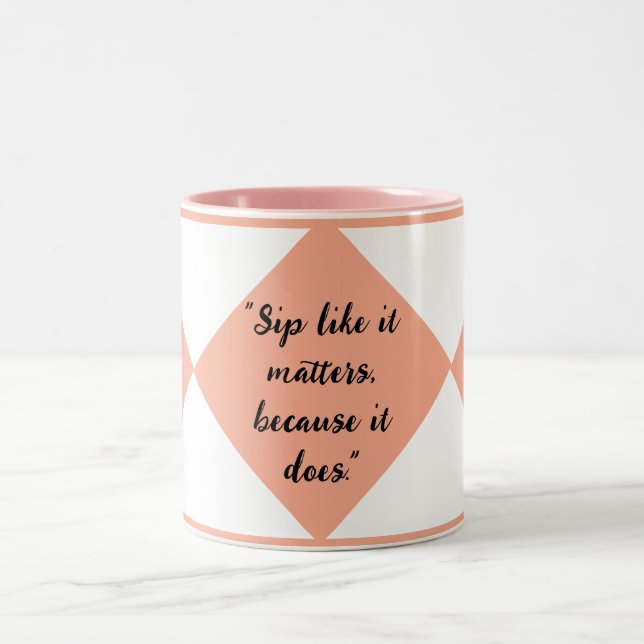 Bicolor Taza para Amantes del Café (Centro)
