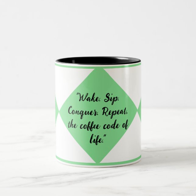 Bicolor Taza para Amantes del Café (Centro)