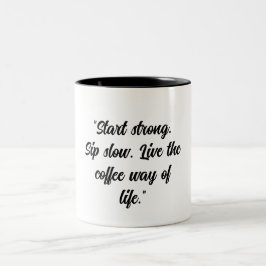 Bicolor Taza para amantes del café