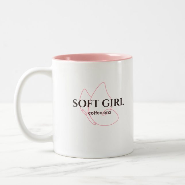 Bicolor Taza para chica delicada (Izquierda)