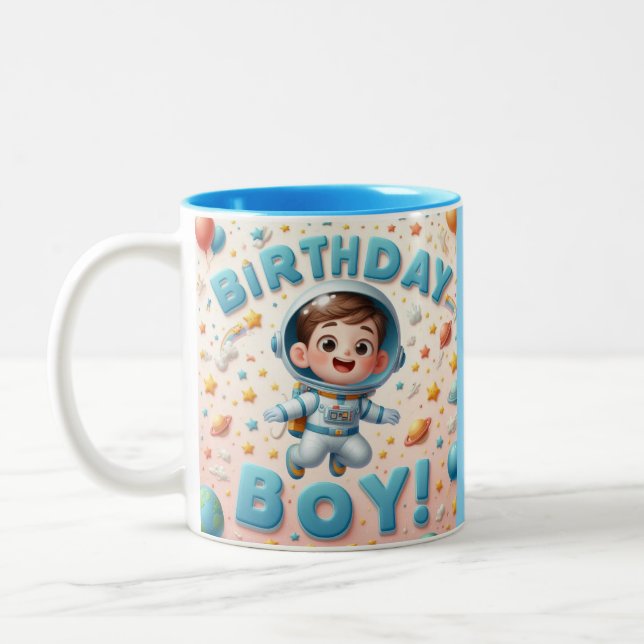 Bicolor Taza para cumpleaños de niño (Izquierda)