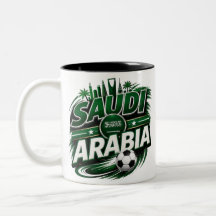 Taza para fanático del fútbol de Arabia Saudita |
