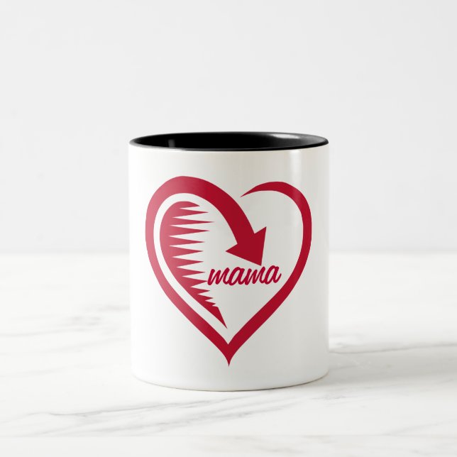 Bicolor taza para la mamá (Centro)
