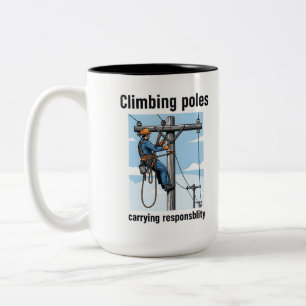 Bicolor Taza para Liniero Oficial