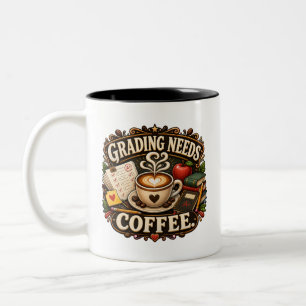 Bicolor Taza para maestros de café para calificar
