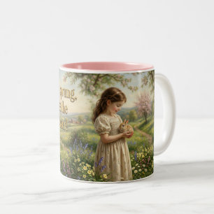 Bicolor Taza para niños de Pascua