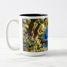 Taza para pareja con nombre de foto personalizada
