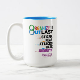 Bicolor Taza para sobrevivir organizada