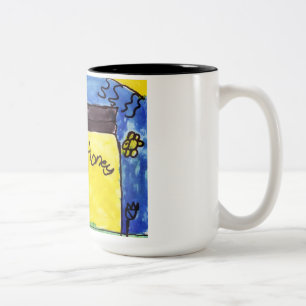 Bicolor Taza para sus bebidas calientes