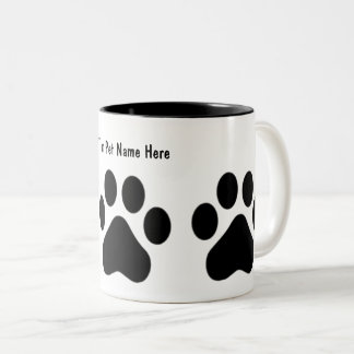 Bicolor Taza para tu mascota