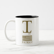 Taza PATRIOT con monograma "I" de gran tamaño — Au