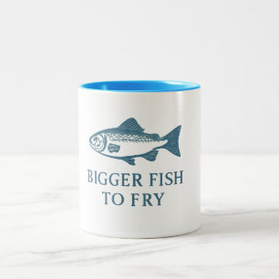 Bicolor Taza - Peces más grandes que freír