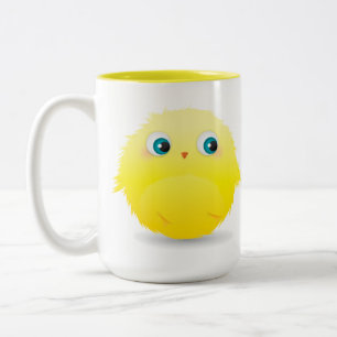 Bicolor Taza peluda del pato