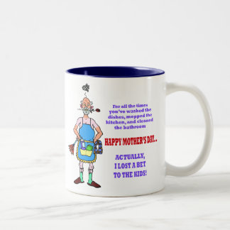 Bicolor Taza Perdí una Apuesta con los Niños