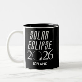 Bicolor Taza personalizable Eclipse solar 2026