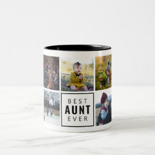 Bicolor Taza personalizada con la MEJOR TÍA