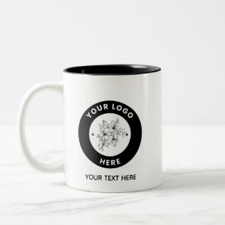 Bicolor Taza personalizada con logotipo de empresa promoci