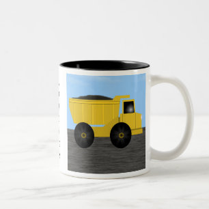 Bicolor Taza Personalizada con Nombre de Volquete Bradley