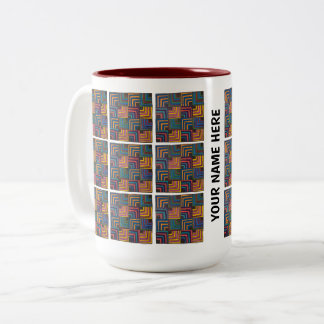 Bicolor Taza personalizada de dos tonos | Jazzy Riff